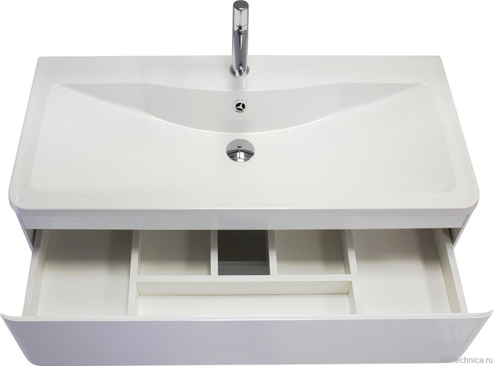 Мебель для ванной комнаты BelBagno Albano 80 подвесная, bianco lucido