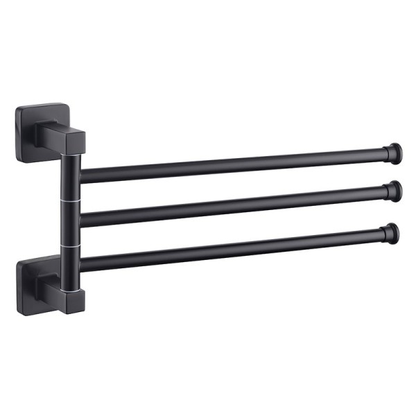 Держатель для полотенец Fashun A26-7 A2613-7 матовый черный