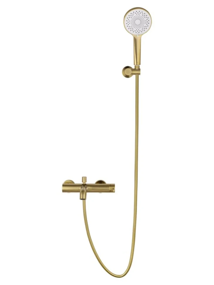 Смеситель для ванны с душем Wonzon & Woghand Stick WW-88639017-BG брашированное золото