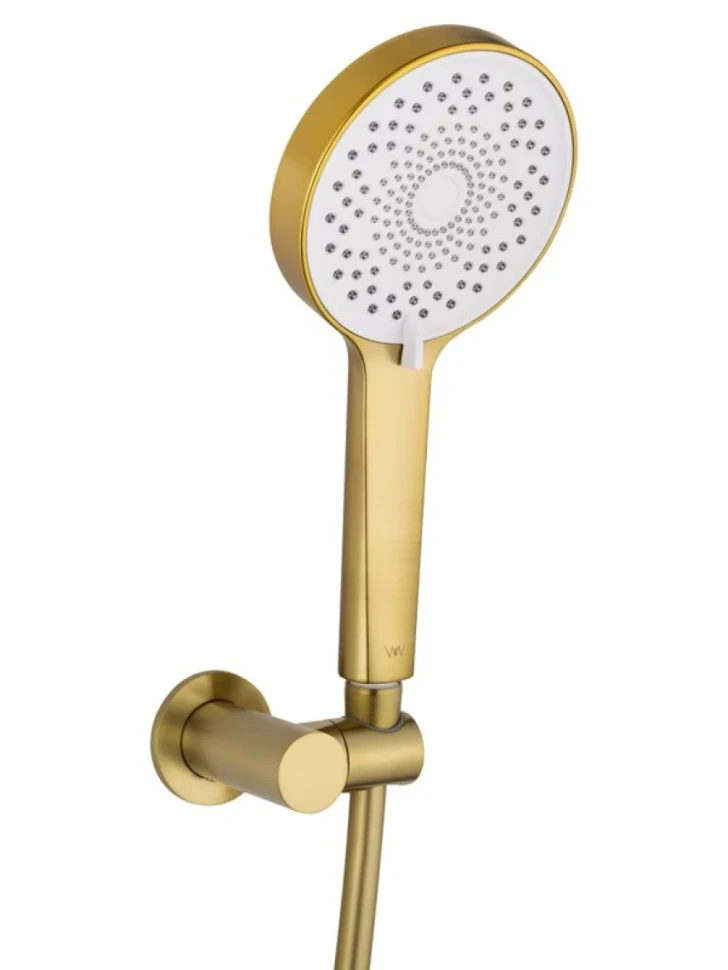 Смеситель для ванны с душем Wonzon & Woghand Stick WW-88639017-BG брашированное золото