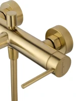 Смеситель для ванны с душем Wonzon & Woghand Stick WW-88639017-BG брашированное золото Смеситель для ванны с душем Wonzon & Woghand Stick WW-88639017-BG брашированное золото