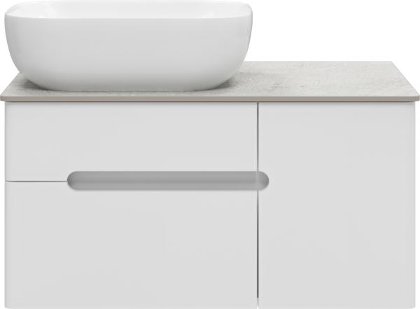 Тумба под раковину Misty Роял 80 белая