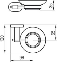 Набор Стакан Ravak Chrome X07P189 + Мыльница X07P187