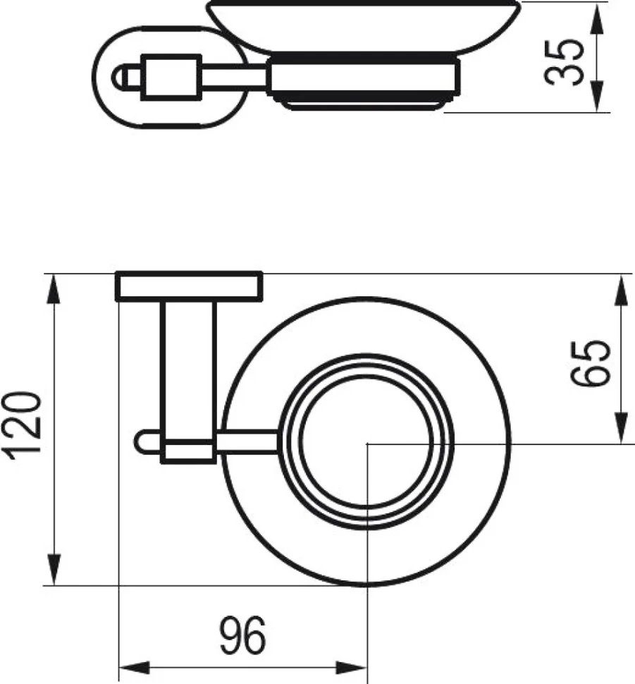 Набор Стакан Ravak Chrome X07P189 + Мыльница X07P187