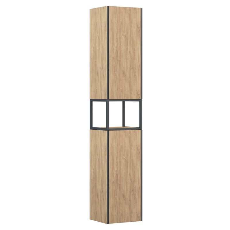 Шкаф-пенал для ванной Corozo Форест VN 35 подвесной, сонома