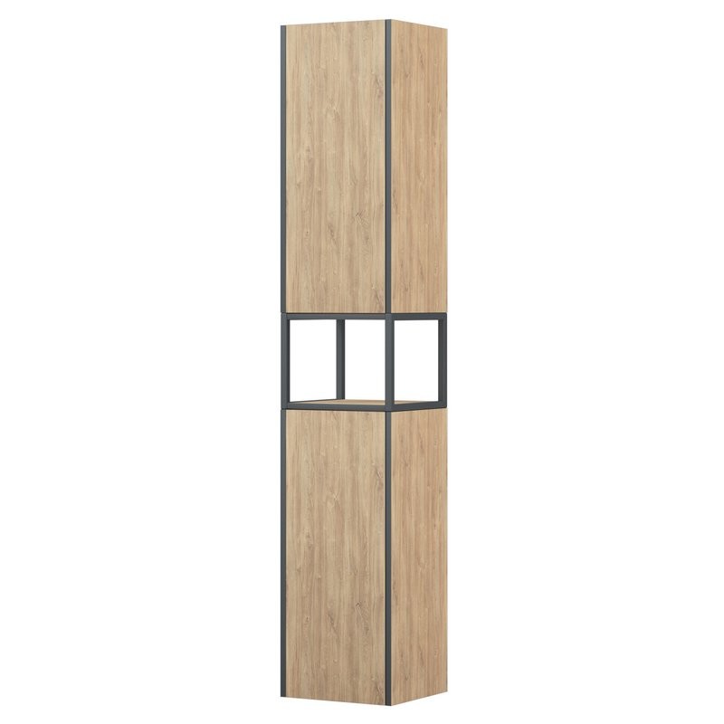 Шкаф-пенал для ванной Corozo Форест VN 35 подвесной, сонома