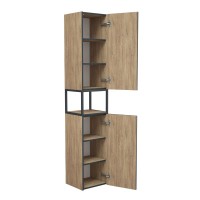 Шкаф-пенал для ванной Corozo Форест VN 35 подвесной, сонома