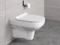 Комплект Унитаз подвесной Cersanit City Clean On DPL EO slim + Инсталляция TECE Now 9400412 4 в 1 с кнопкой смыва