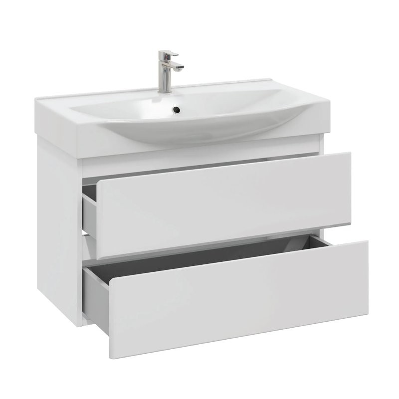 Тумба с раковиной SanStar Arista 85 подвесная