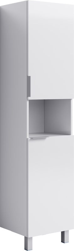 Шкаф пенал для ванной Aqwella Brig 40 белый