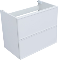 Тумба с раковиной Aquanet Арт 75 подвесная, белая матовая