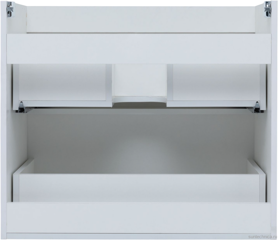 Тумба с раковиной Aquanet Арт 75 подвесная, белая матовая