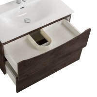 Тумба под раковину BelBagno Marino-cer-n 90 подвесная, rovere nature grigio
