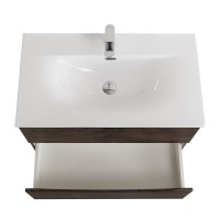 Тумба под раковину BelBagno Marino-cer-n 90 подвесная, rovere nature grigio