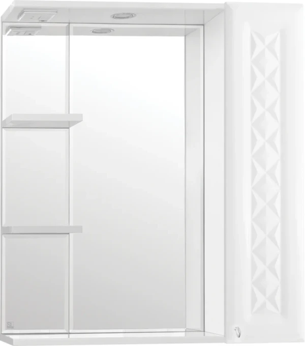 Зеркало Style Line Канна Люкс С 75 белое