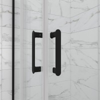 Душевой уголок Triton Фикс Блэк Щ0000077398 90х90 см с поддоном, профиль черный матовый