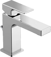 Смеситель для раковины Gattoni Kubik 2576/25C0 хром, с донным клапаном