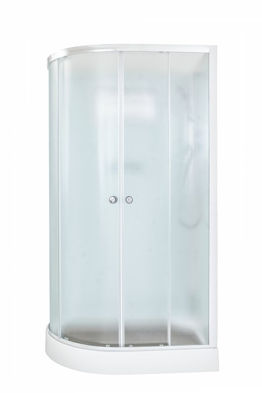 Душевая кабина DTO D D102R профиль хром, стекло матовое