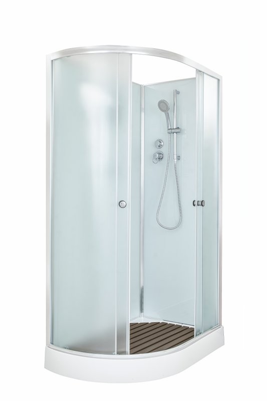 Душевая кабина DTO D D102R профиль хром, стекло матовое