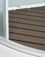 Душевая кабина DTO D D102R профиль хром, стекло матовое