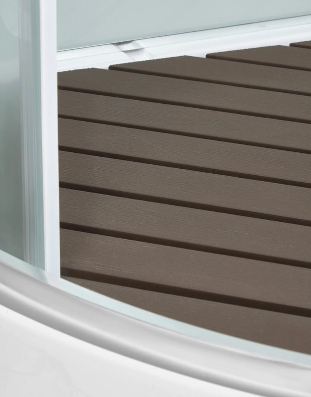 Душевая кабина DTO D D102R профиль хром, стекло матовое