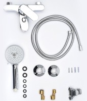 Смеситель для ванны с душем AQUAme Prato AQMP6132 хром
