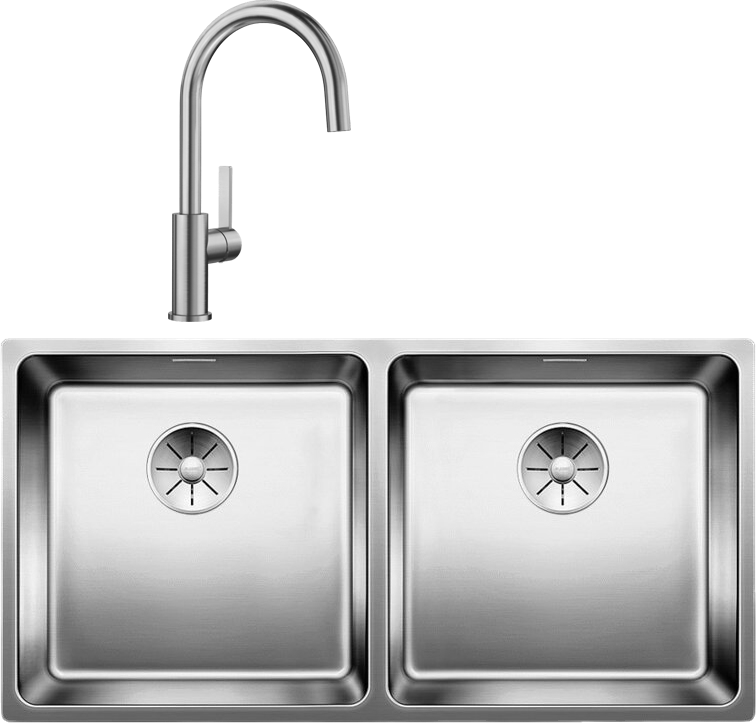 Комплект Мойка Blanco Andano 400/400-IF + Смеситель Candor 523120