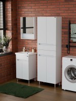 Мебель для ванной комнаты СаНта Лондон Лондон 50 напольная, с дверками