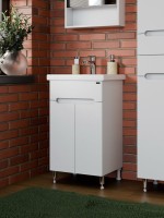 Мебель для ванной комнаты СаНта Лондон Лондон 50 напольная, с дверками