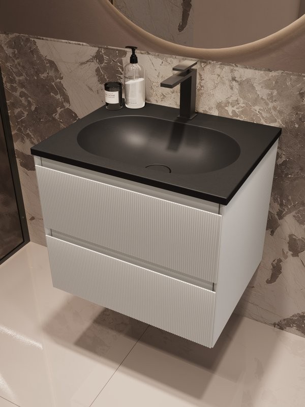 Тумба под раковину без столешницы Vincea Welle 60 m.white soft-touch