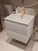 Тумба под раковину без столешницы Vincea Welle 60 m.white soft-touch Тумба под раковину без столешницы Vincea Welle 60 m.white soft-touch