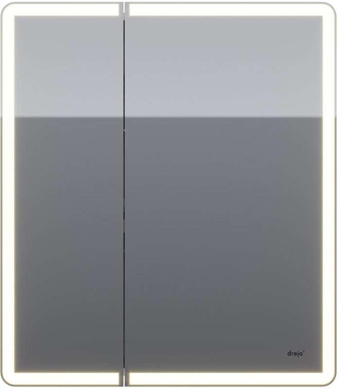 Зеркало-шкаф Dreja Point 70 c подсветкой