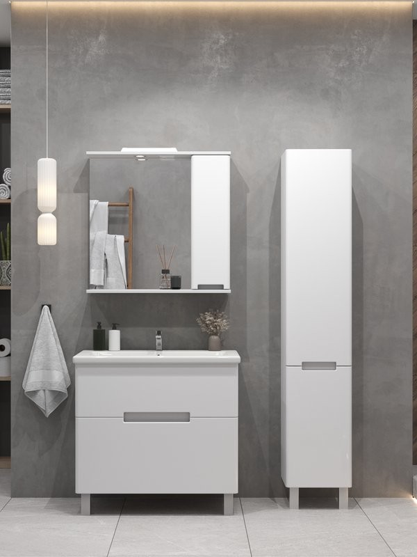 Тумба с раковиной SanStar Ориана 70 напольная, раковина Cersanit Como 70