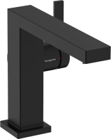 Смеситель для раковины Hansgrohe Tecturis E 110 Fine 73020670 матовый черный