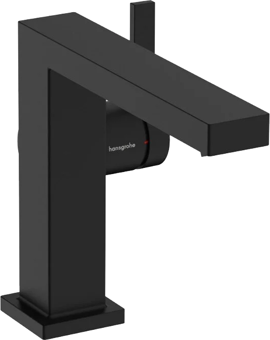 Смеситель для раковины Hansgrohe Tecturis E 110 Fine 73020670 матовый черный