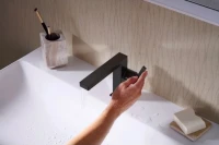 Смеситель для раковины Hansgrohe Tecturis E 110 Fine 73020670 матовый черный Смеситель для раковины Hansgrohe Tecturis E 110 Fine 73020670 матовый черный