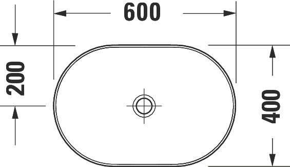 Накладная раковина Duravit D-Neo 2372600070