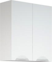 Шкаф в ванную Corozo Алиот 60 подвесной, глянцевый белый, фурнитура хром