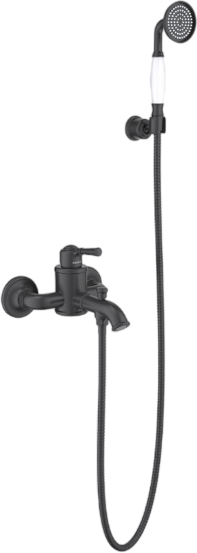 Смеситель для ванны с душем AQUATEK Классик AQ1549MB матовый черный