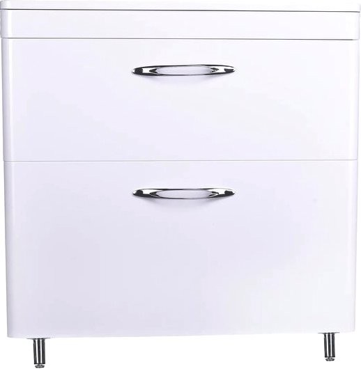 Тумба с раковиной Style Line Каре 80 напольная, Люкс Plus, белая