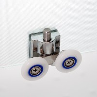 Душевой бокс DTO D EM4517GM с гидромассажем, профиль хром, стекло матовое с узором