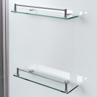 Душевой бокс DTO D EM4517GM с гидромассажем, профиль хром, стекло матовое с узором