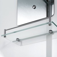 Душевой бокс DTO D EM4517GM с гидромассажем, профиль хром, стекло матовое с узором