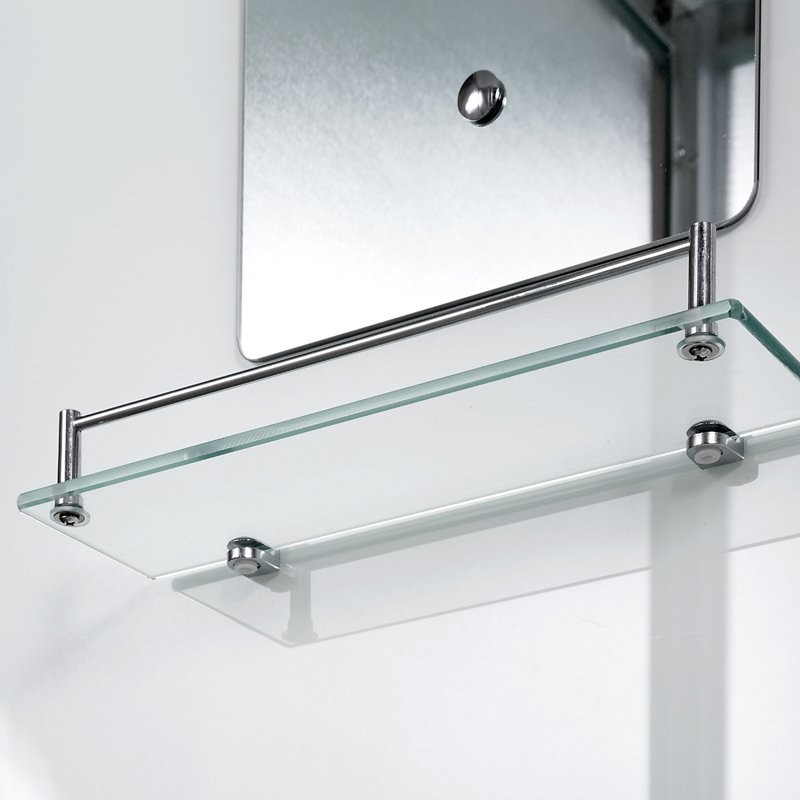 Душевой бокс DTO D EM4517GM с гидромассажем, профиль хром, стекло матовое с узором