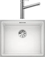 Комплект Мойка Blanco Subline 500-IF белая + Смеситель Ambis Ambis 523118 Комплект Мойка Blanco Subline 500-IF белая + Смеситель Ambis Ambis 523118