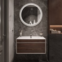 Мебель для ванной комнаты STWORKI Вестервик 80 орех каньон