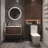 Мебель для ванной комнаты STWORKI Вестервик 80 орех каньон