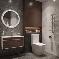 Мебель для ванной комнаты STWORKI Вестервик 80 орех каньон