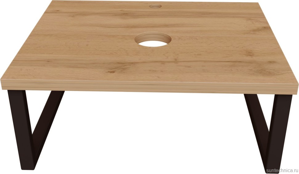 Столешница с раковиной 1MarKa Grunge Loft 60 дуб вотан