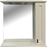 Зеркало Misty Лувр R 85 слоновая кость